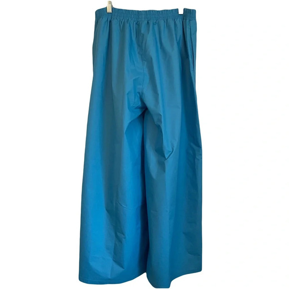 NWT REEBOK X Women’s Angel Wide Leg Pant Large in Always Blue Streetwear Baddie - Picture 4 of 16